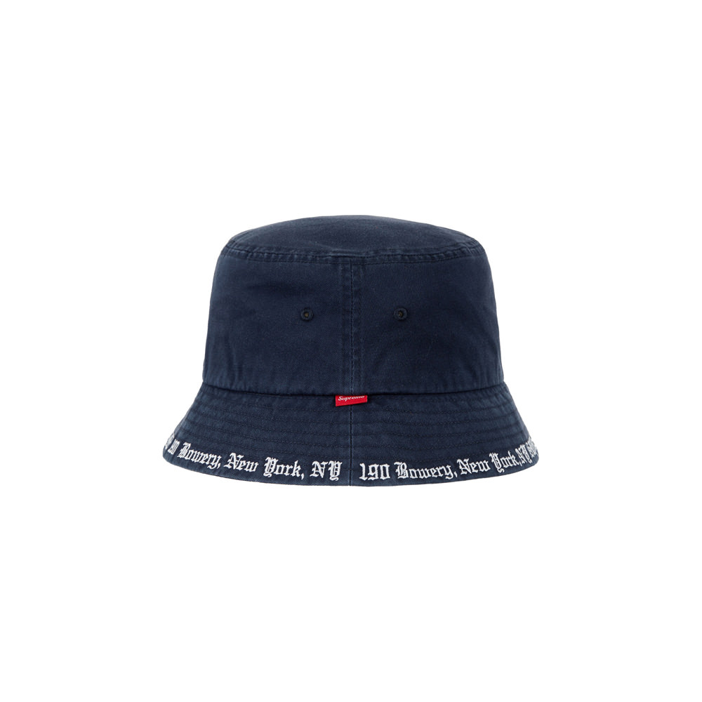 Supreme Embroidered Brim Crusher Navy