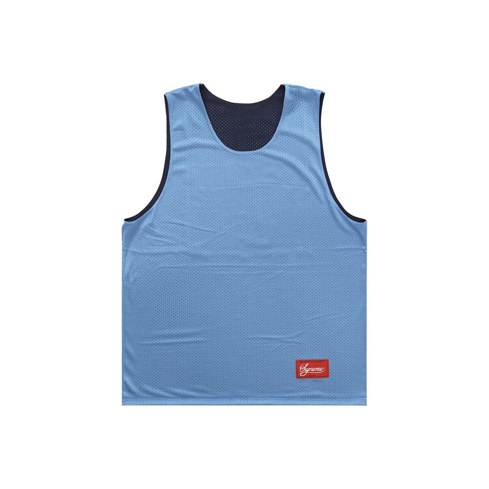 Supreme Mustang Reversible Basketball Jersey Navy