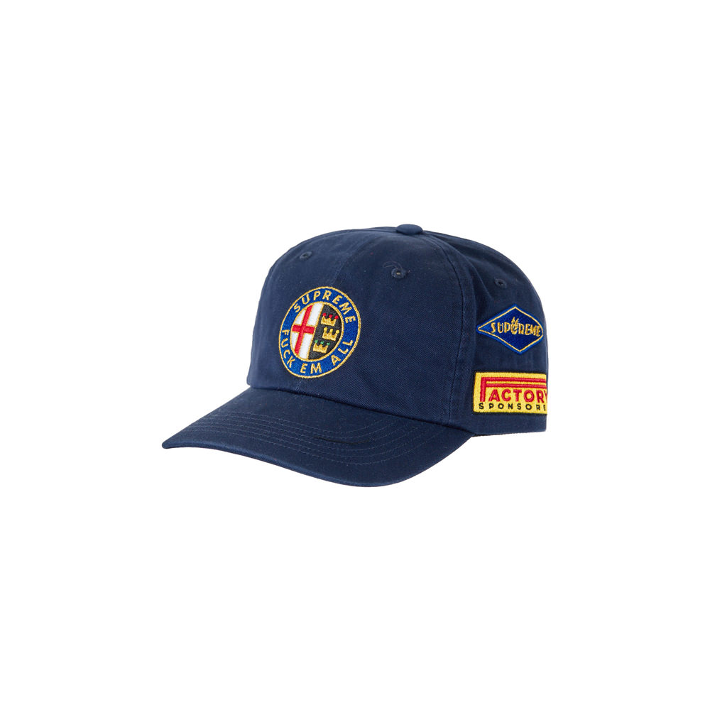 シュプリーム Racing 6-Panel ネイビー - キャップ