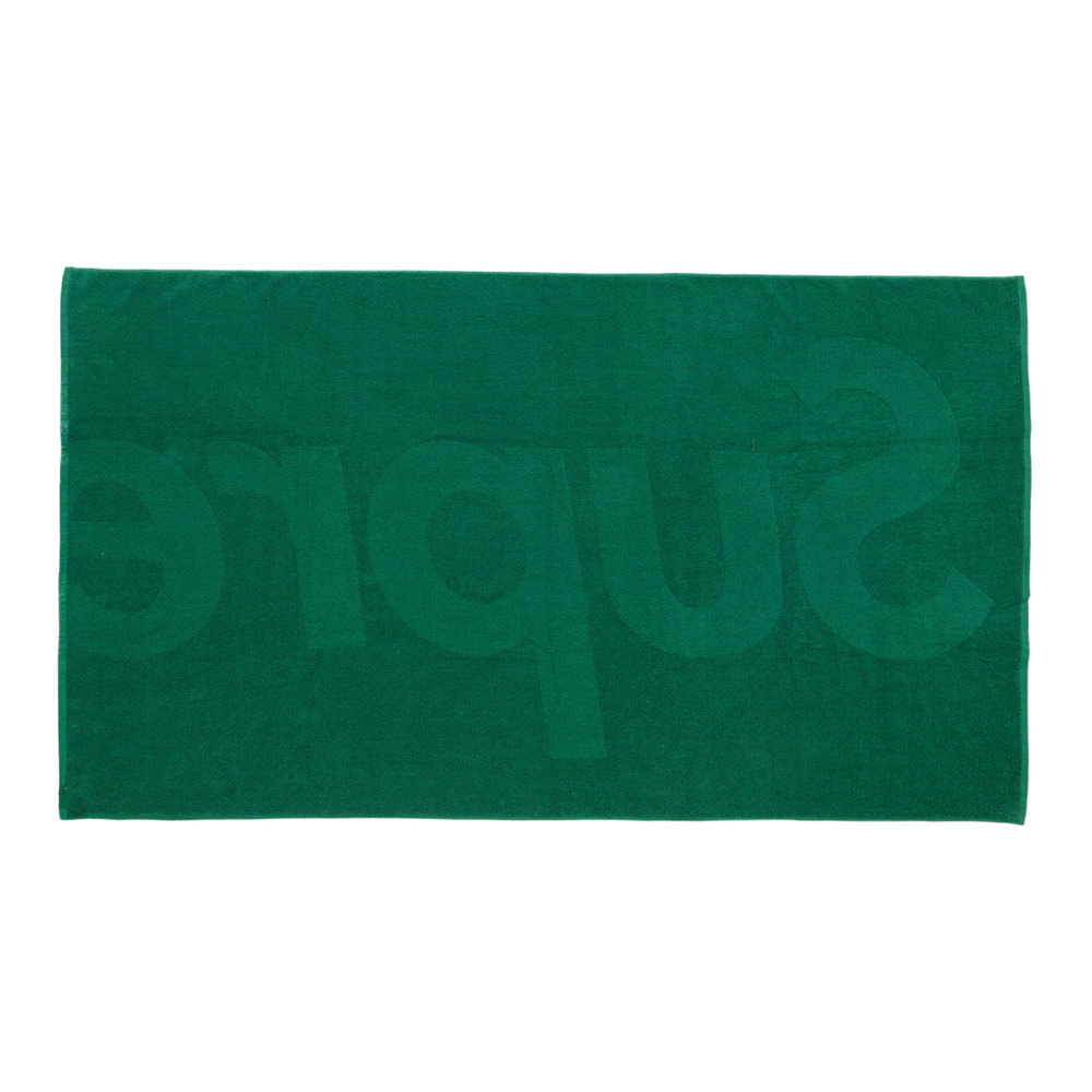 Supreme Tonal Logo Towel Green