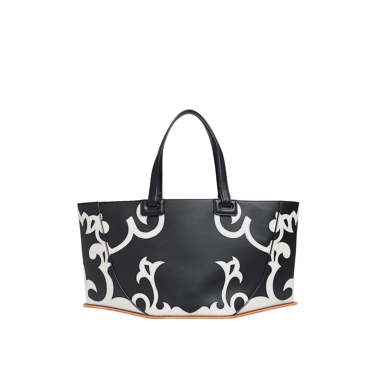 Coyote leather tote bag