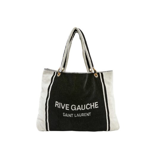 Rive Gauche cotton-towel tote bag