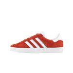 Gazelle brand-foiled suede low-top trainers