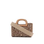 Drew mini woven tote bag