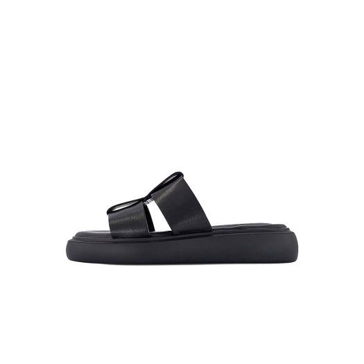 Blenda double-strap leather sandals