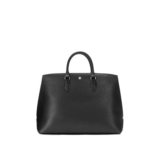 Sartorial grained-leather tote bag