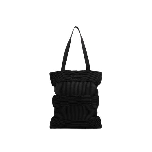 Strata ribbed recycled-polyester shoulder bag