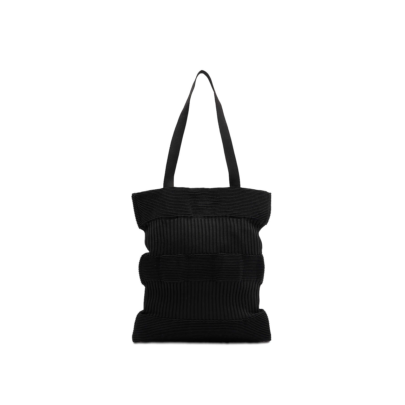 Strata ribbed recycled-polyester shoulder bag