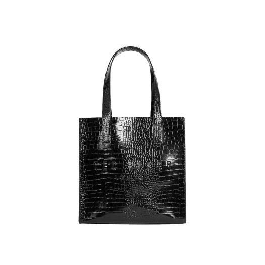 Reptcon faux-leather shopper tote bag