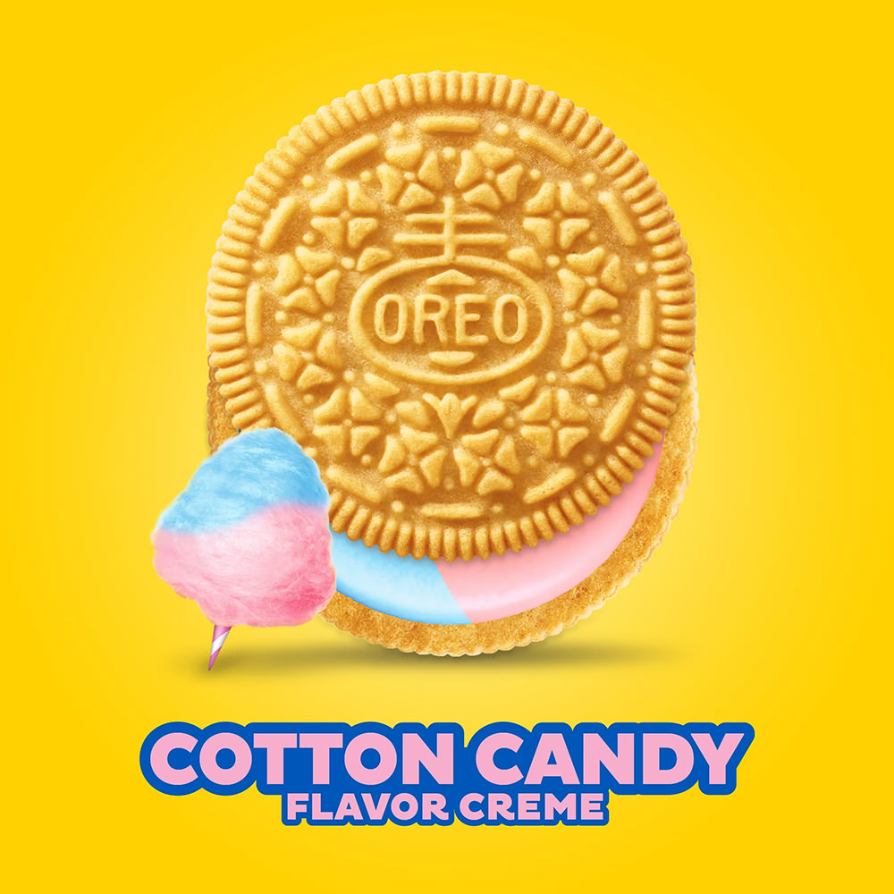 Oreo Cotton Candy Sandwich Cookies Limited Edition 122 Ozoreo Cotton