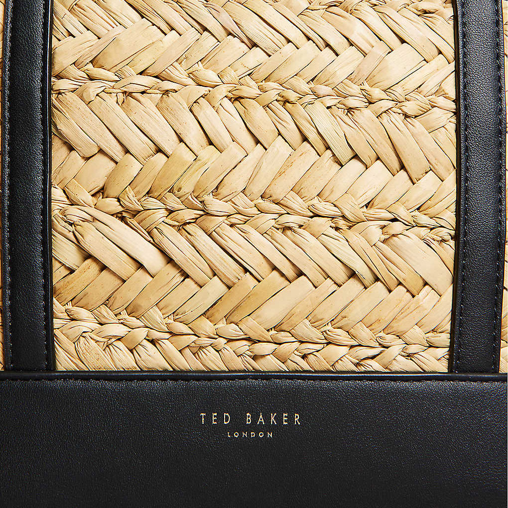 Ivees seagrass basketweave tote bagIvees seagrass basketweave tote