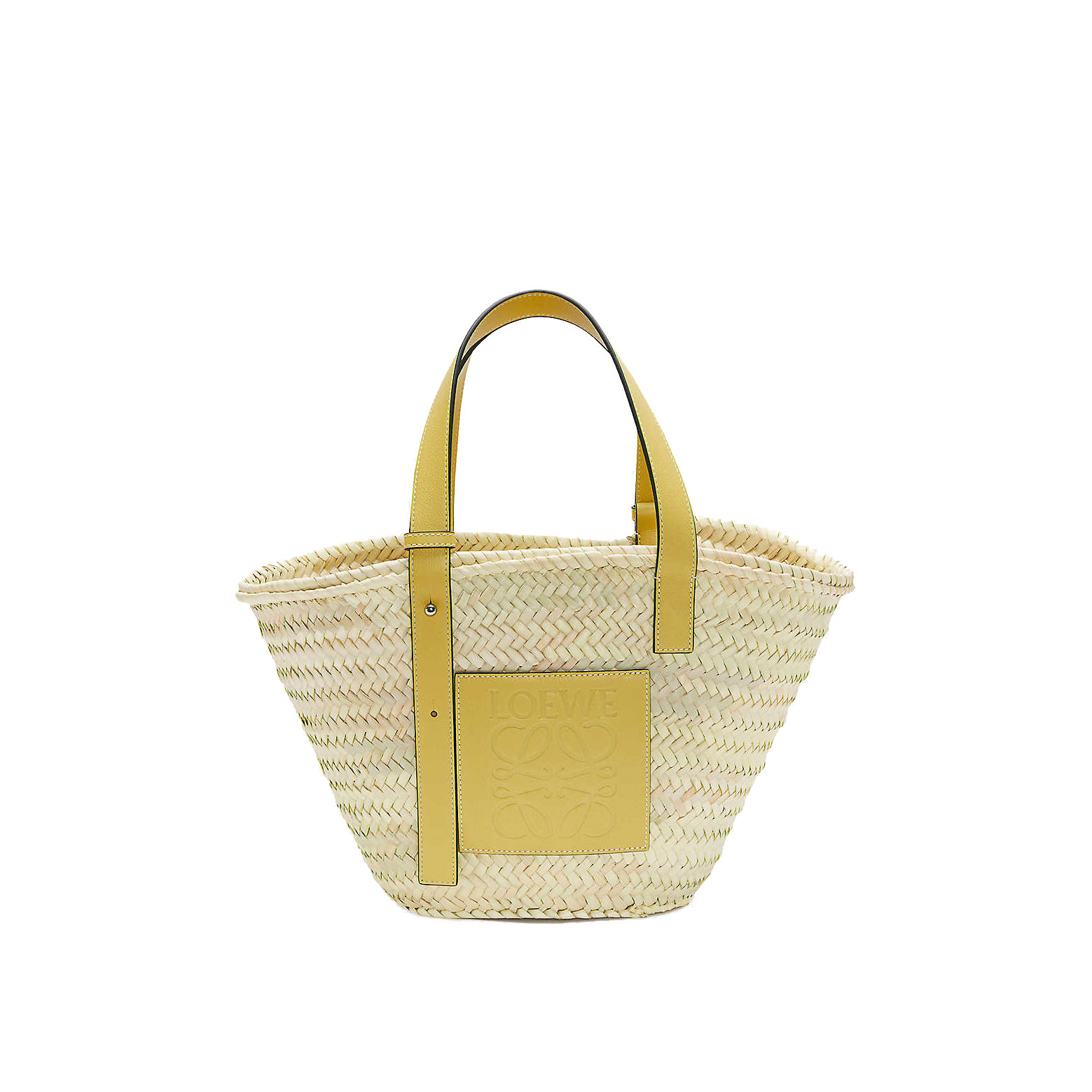 Woven raffia basket bagWoven raffia basket bag - OFour