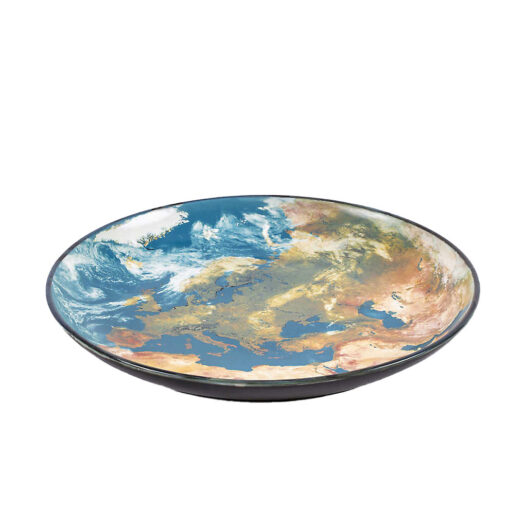 Seletti x Diesel Living Cosmic Diner Earth porcelain dinner plate 32cm