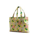 Kathyy floral-print double-handle canvas tote bag