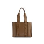 Woody medium leather tote bag