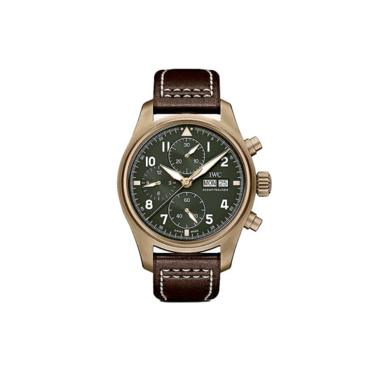 IW387902 Pilot’s Watch Chronograph Spitfire bronze and leather watch