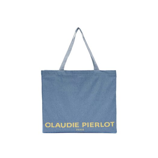 Logo-print oversized recycled cotton-blend tote bag