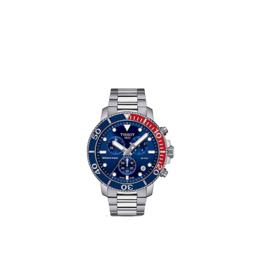 T1204171104103 Seastar 1000 Chronograph stainless steel quartz watch