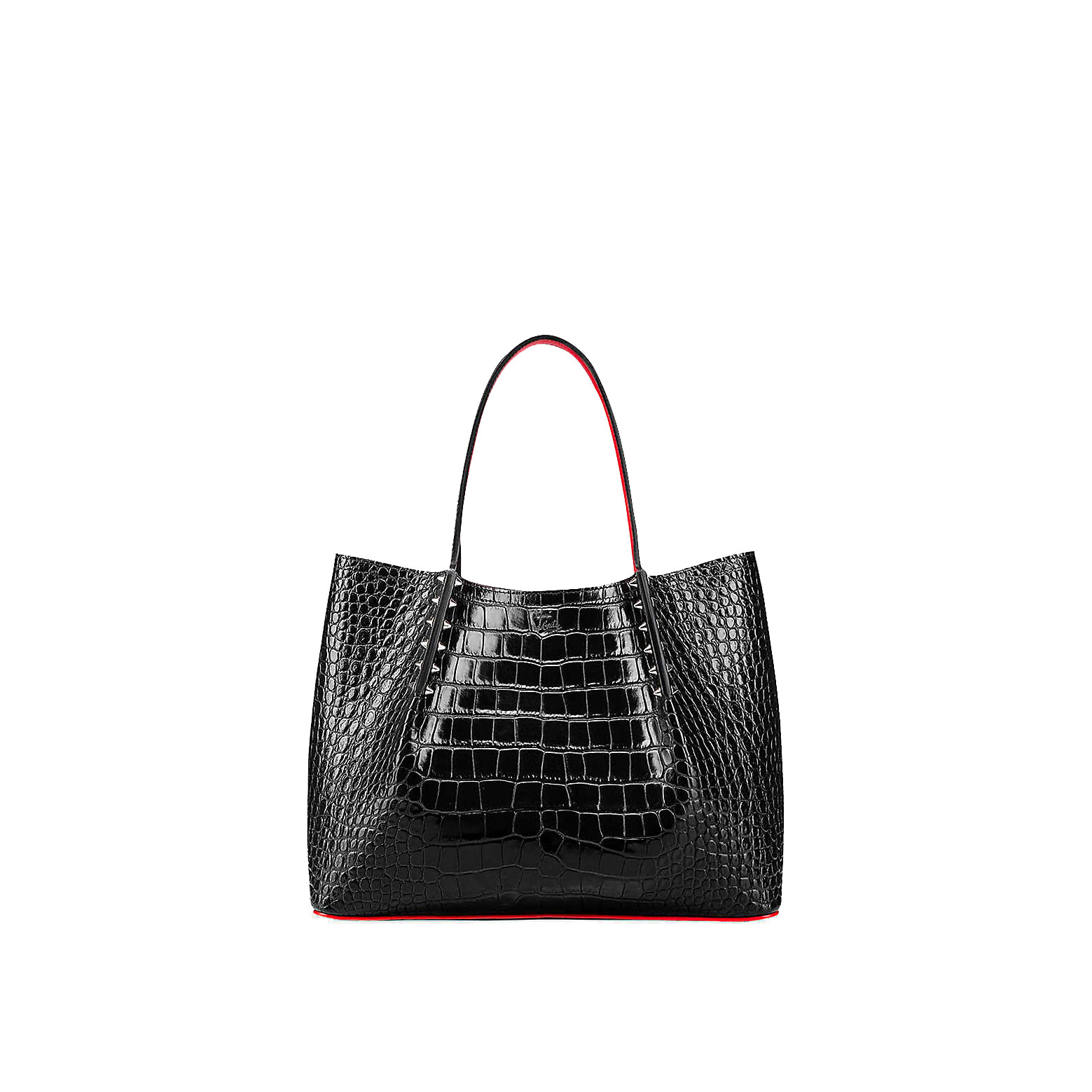 Cabarock small studded croc-effect leather tote
