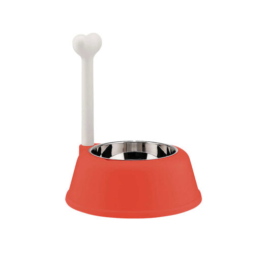 Lupita thermoplastic resin and stainless steel dog bowl