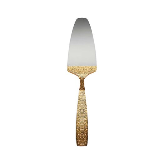 Dressed 24-carat gold-plated stainless steel cake server