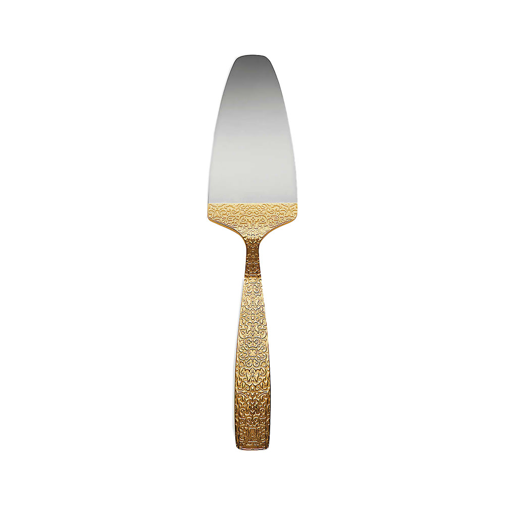 Dressed 24-carat gold-plated stainless steel cake server