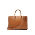 Madison logo-print leather tote bag