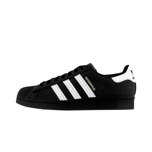 Superstar logo-embossed low-top leather trainers