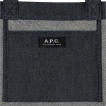Laure brand-print denim tote bag