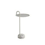 Bowler circular steel side table 70.5cm
