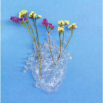 Love In A Bloom glass vase 16.7cm x 14.2 cm