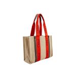 Woody medium linen tote bag