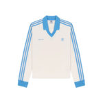 adidas Originals x Sporty & Rich Soccer Jersey Cream/Baby Blue