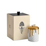 Beehive 24-gold porcelain candle