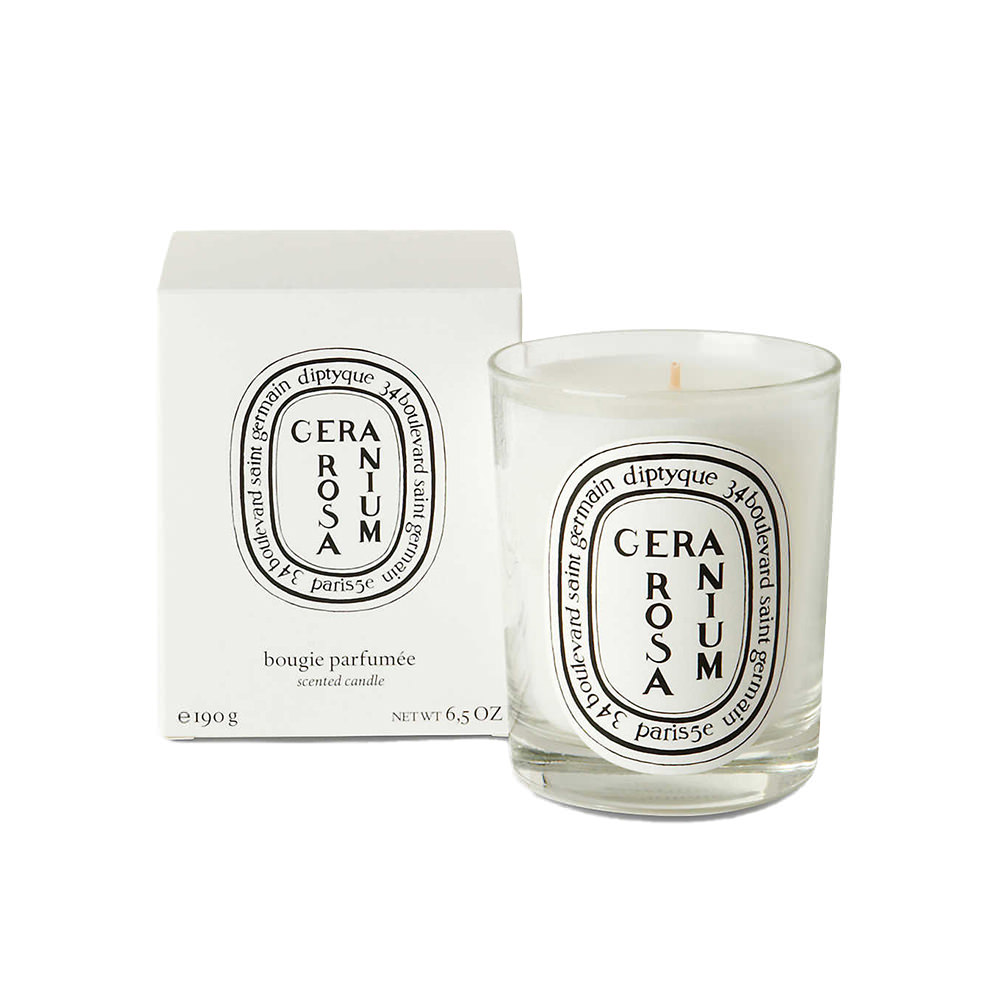 Geranium Rosa scented candle