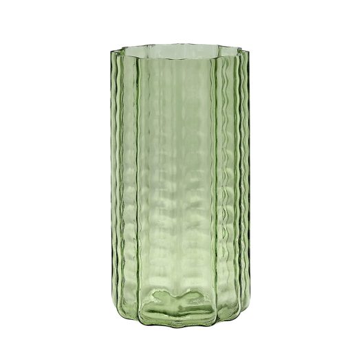 Wave glass vase 28cm