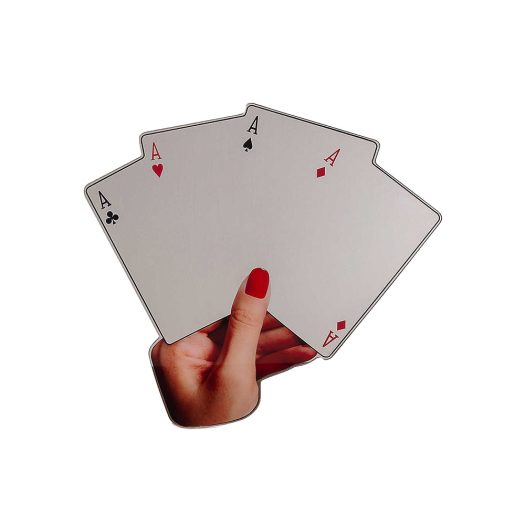 Poker-frame mirror 72cm