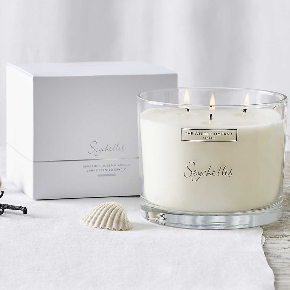 Seychelles large scented candle 770gSeychelles large scented candle ...