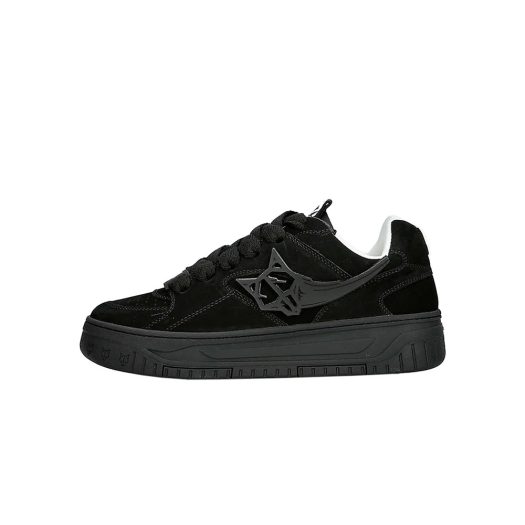 Hit low-top leather trainers