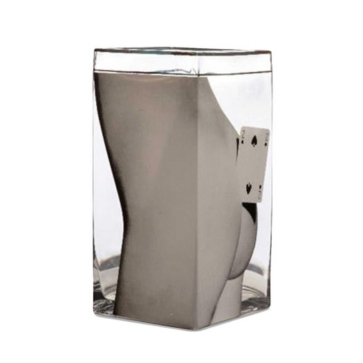 Seletti wears TOILETPAPER Two Of Spades glass vase 30cm