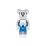 Bearbrick x Disney Fragmentdesign Mickey Mouse 100% & 400% Set Blue Ver.