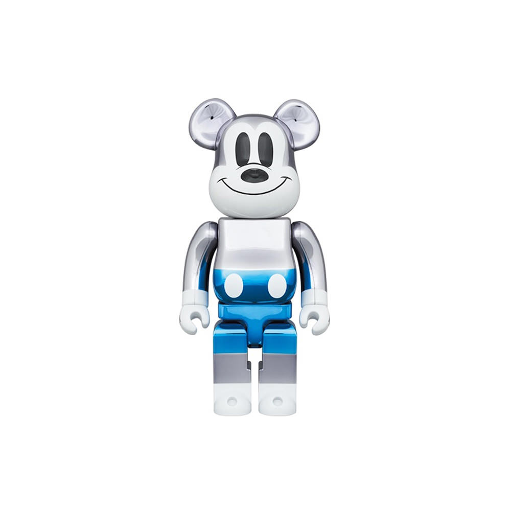 Bearbrick x Disney Fragmentdesign Mickey Mouse 100% & 400% Set Blue Ver.