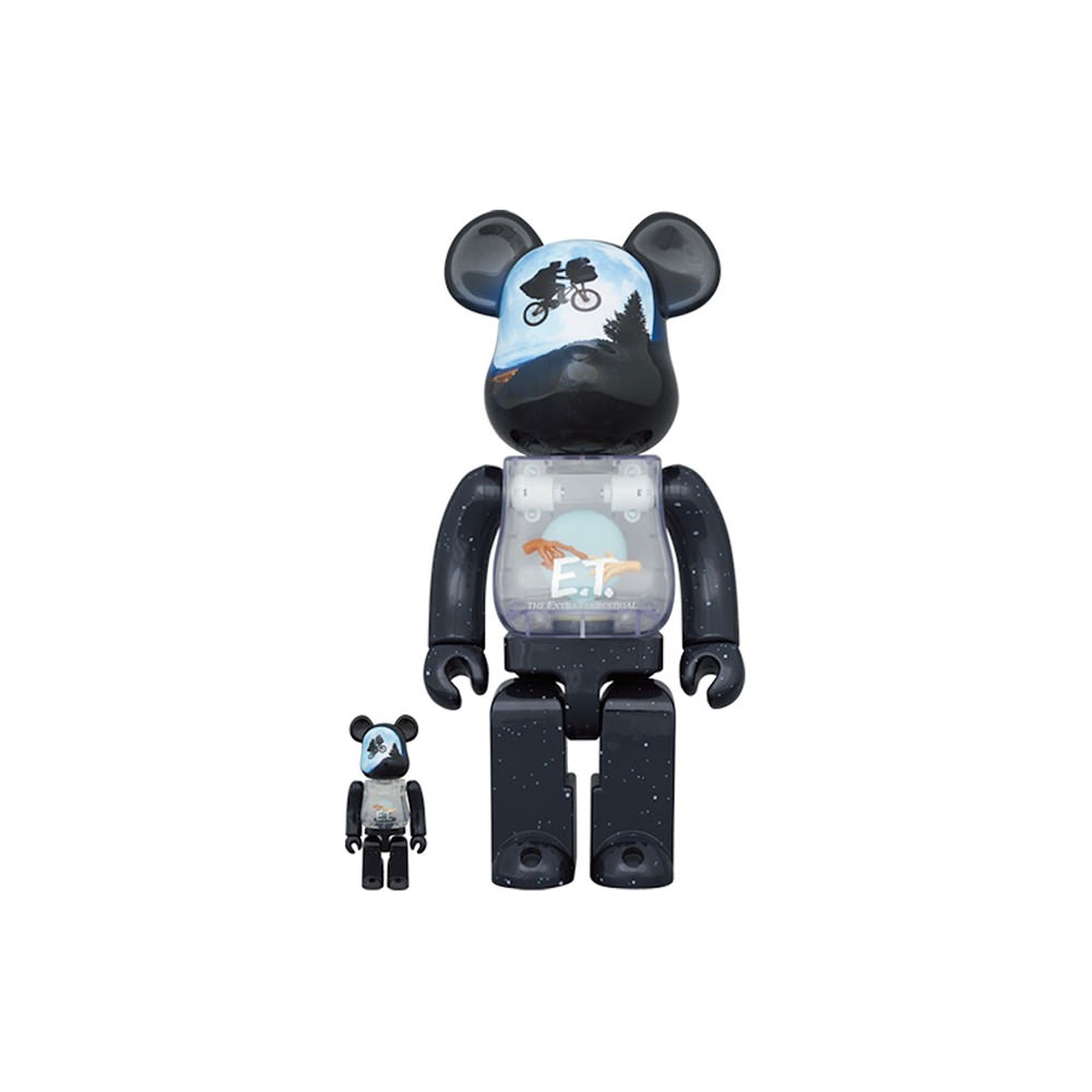 Bearbrick x E.T. Light Up Ver. 100% & 400% SetBearbrick x E.T.