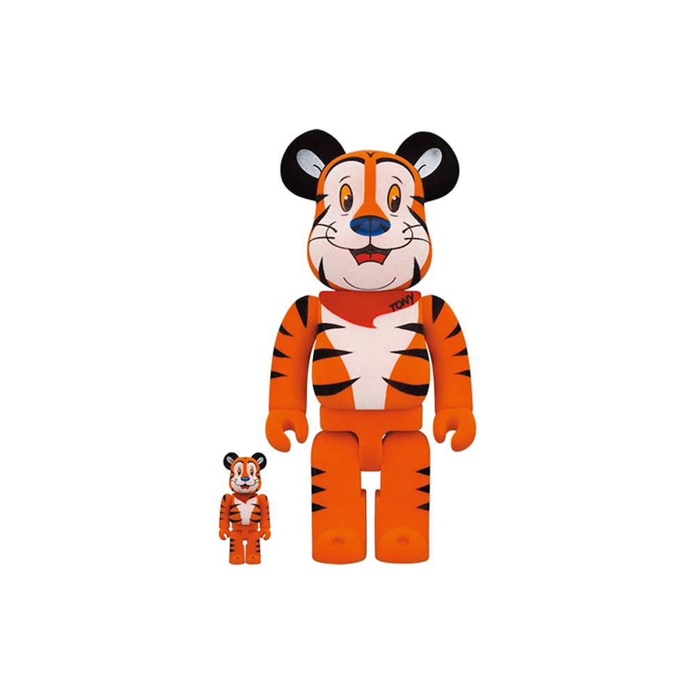 Bearbrick x Kellogg's Tony the Tiger Flocky Ver. 100% & 400