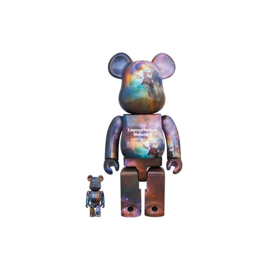 Bearbrick x NASA Hubble Space Telescope Lagoon Nebula (Messier 8) 100% & 400% Set