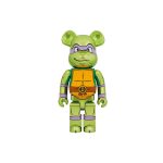 Bearbrick x Teenage Mutant Ninja Turtles Donatello 1000% Chrome Ver.