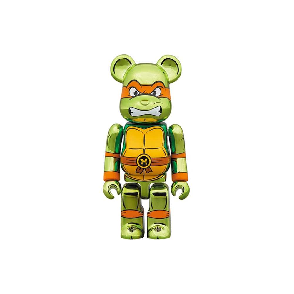 Bearbrick x Teenage Mutant Ninja Turtles Michelangelo 100% & 400