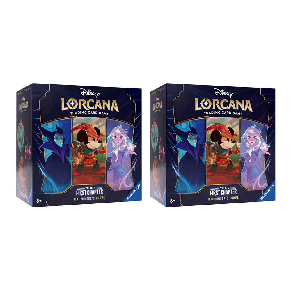 Disney Lorcana TCG The First Chapter Illumineer’s Trove Box 2x Lot