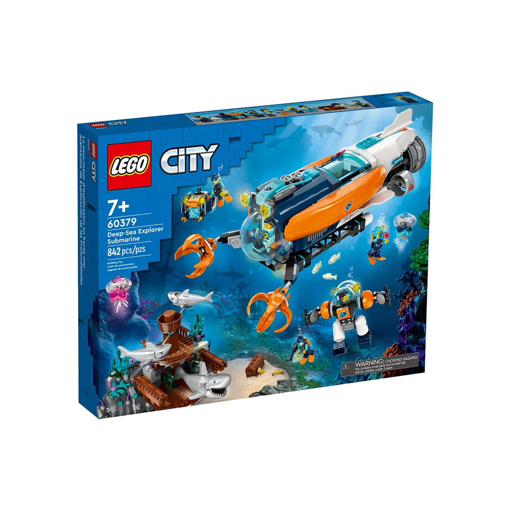 LEGO City Deep-Sea Explorer Submarine Set 60379LEGO City Deep-Sea ...