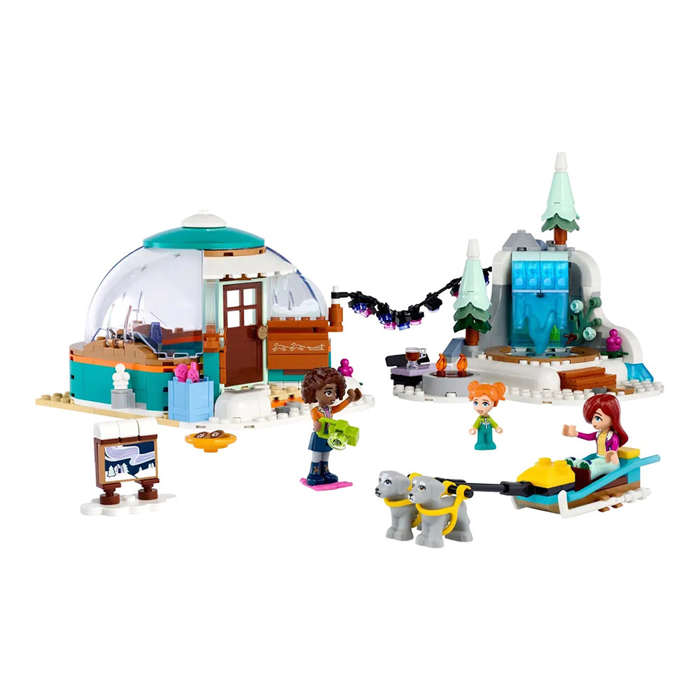 LEGO Friends Igloo Holiday Adventure 41760 Building Toy Set for